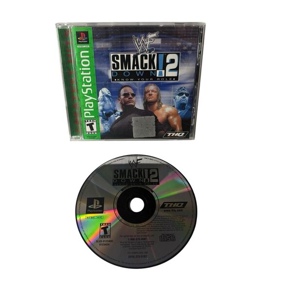 WWF SmackDown 2: Know Your Role (Sony PlayStation 1, 2000) Complete CIB, tested. - Picture 1 of 5